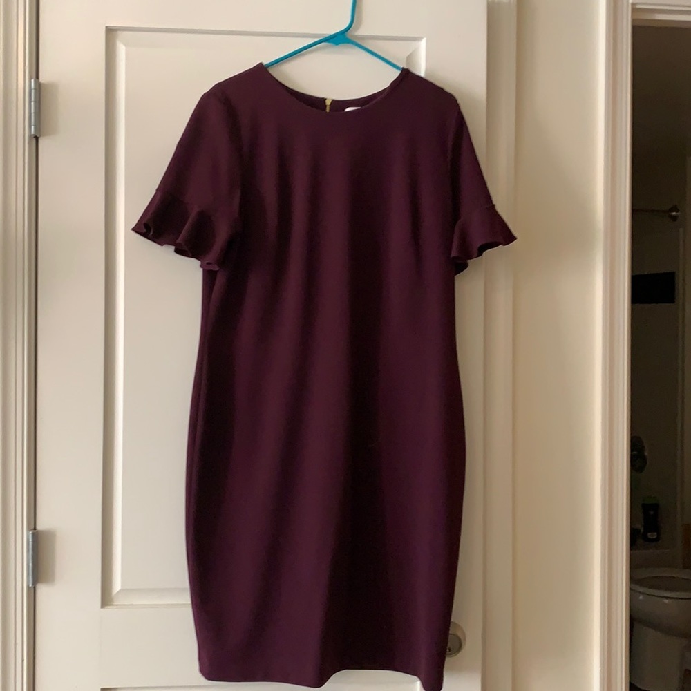 Calvin Klein maroon dress size 16